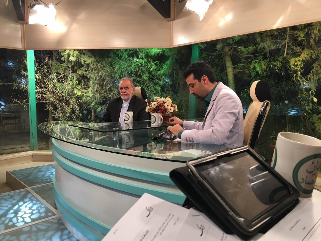 شرکت در برنامه تلویزیونی اقتصاد ایران - بهمن94